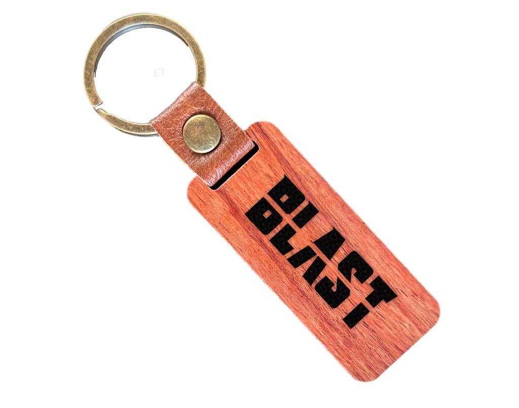 PORTE-CLEF(BOIS/CUIR).