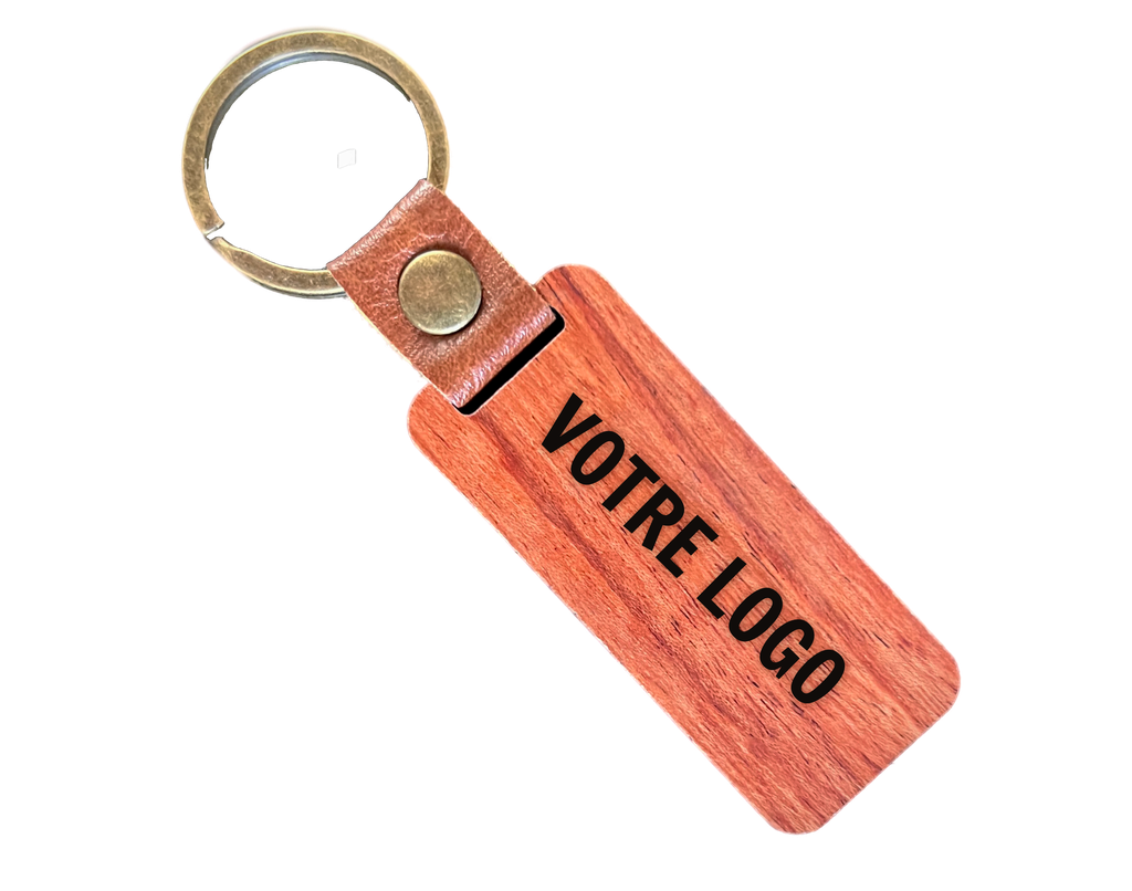PORTE-CLEF(BOIS/CUIR).